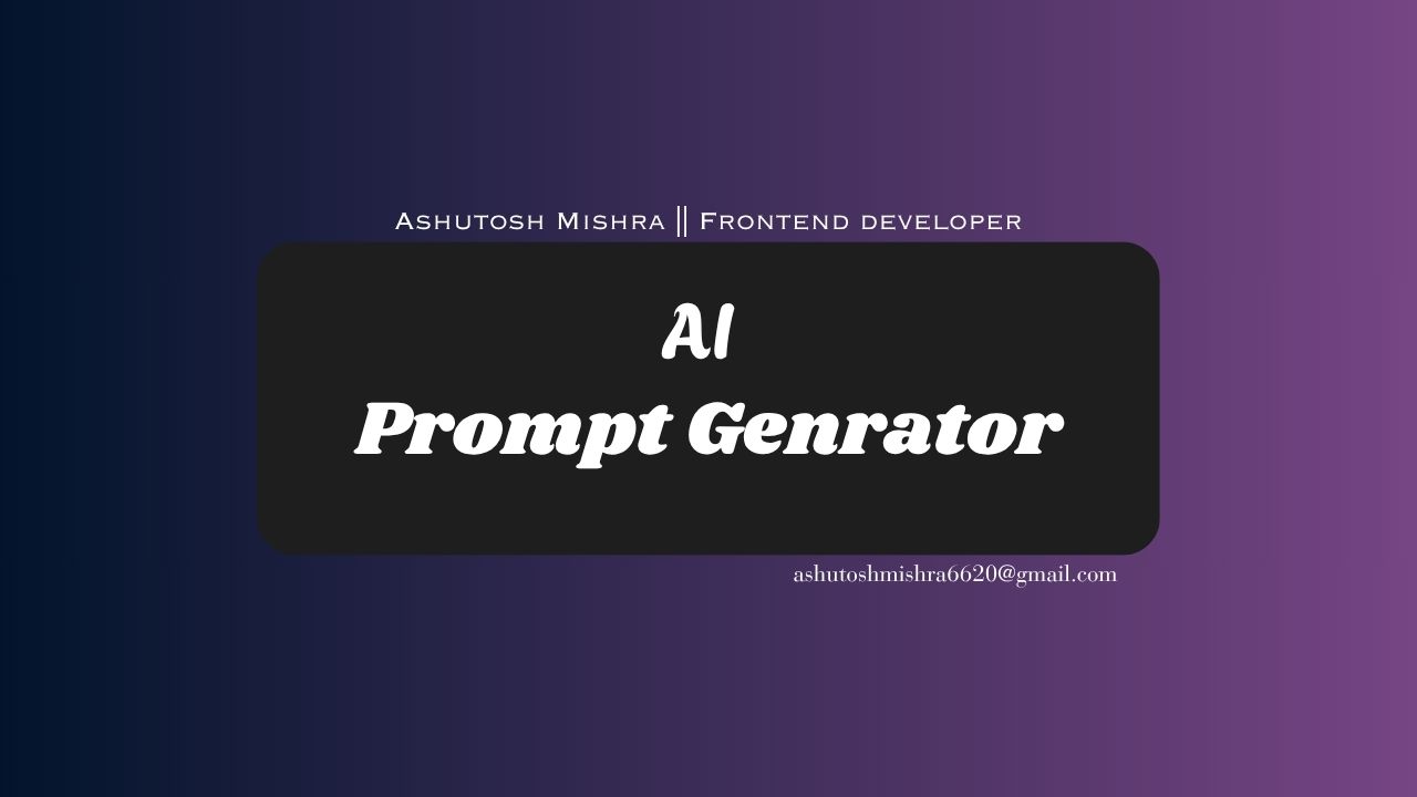 Ai Prompts Genrator